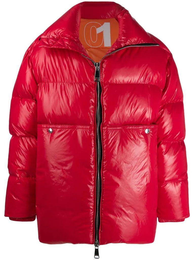 loose-fit padded coat