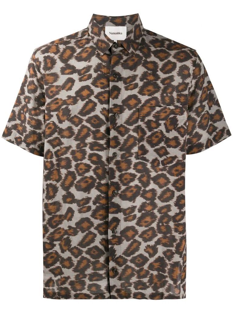 leopard-print shirt