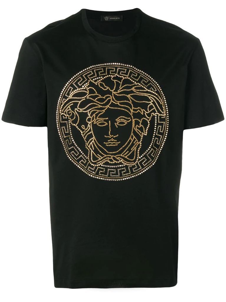 Medusa crystal-embellished T-shirt