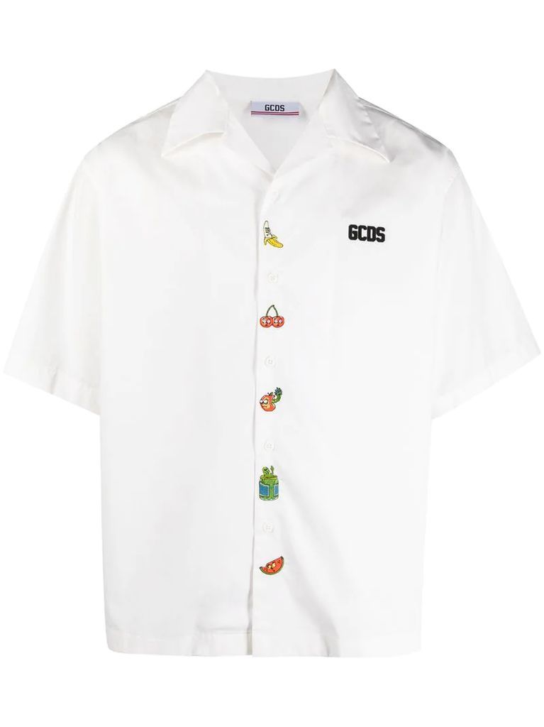 Ricky and Morty embroidered shirt