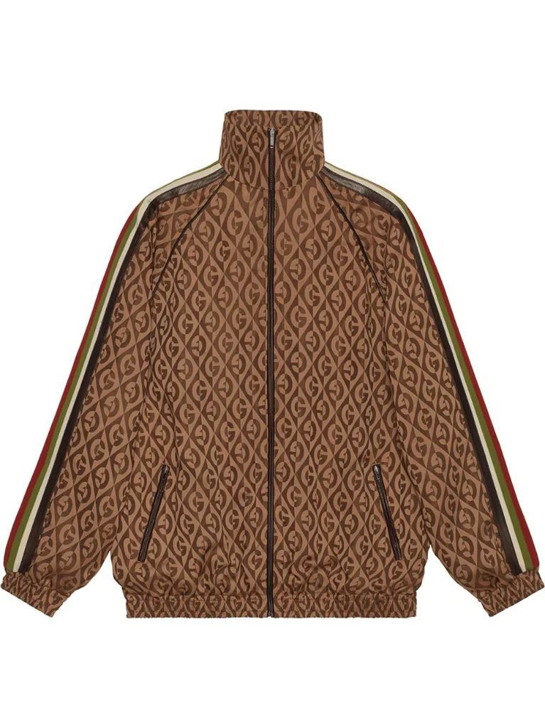oversize G rhombus zip jacket