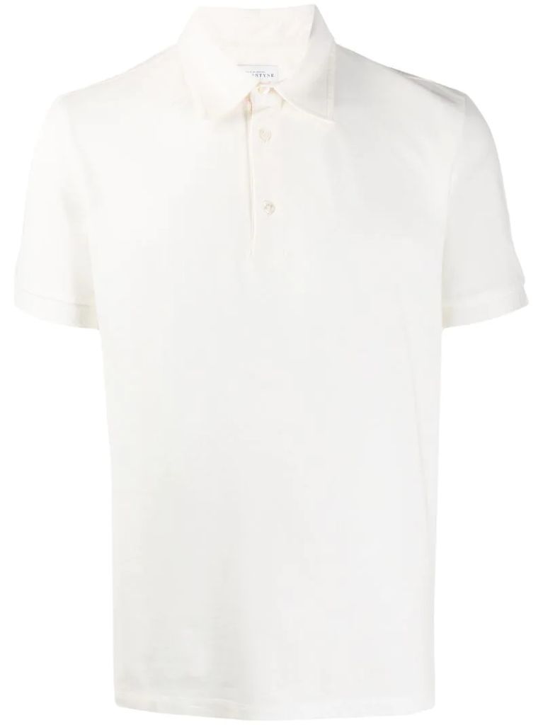short-sleeved regular-fit polo shirt