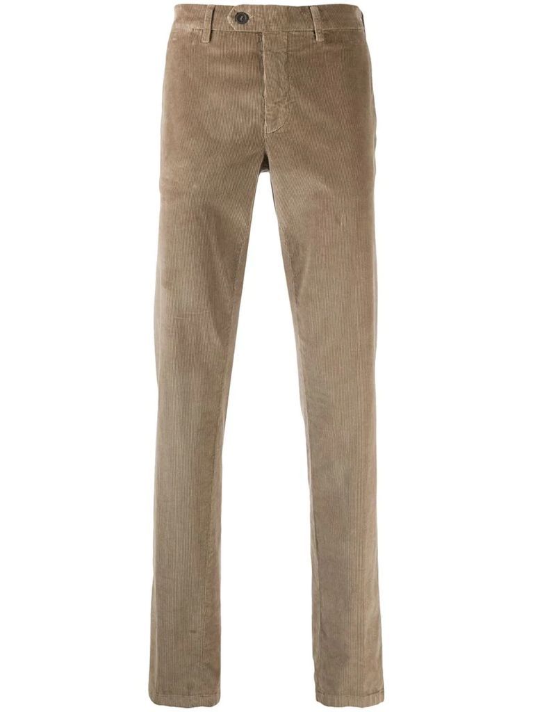 straight-leg corduroy trousers