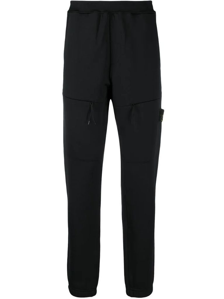 logo-patch track trousers