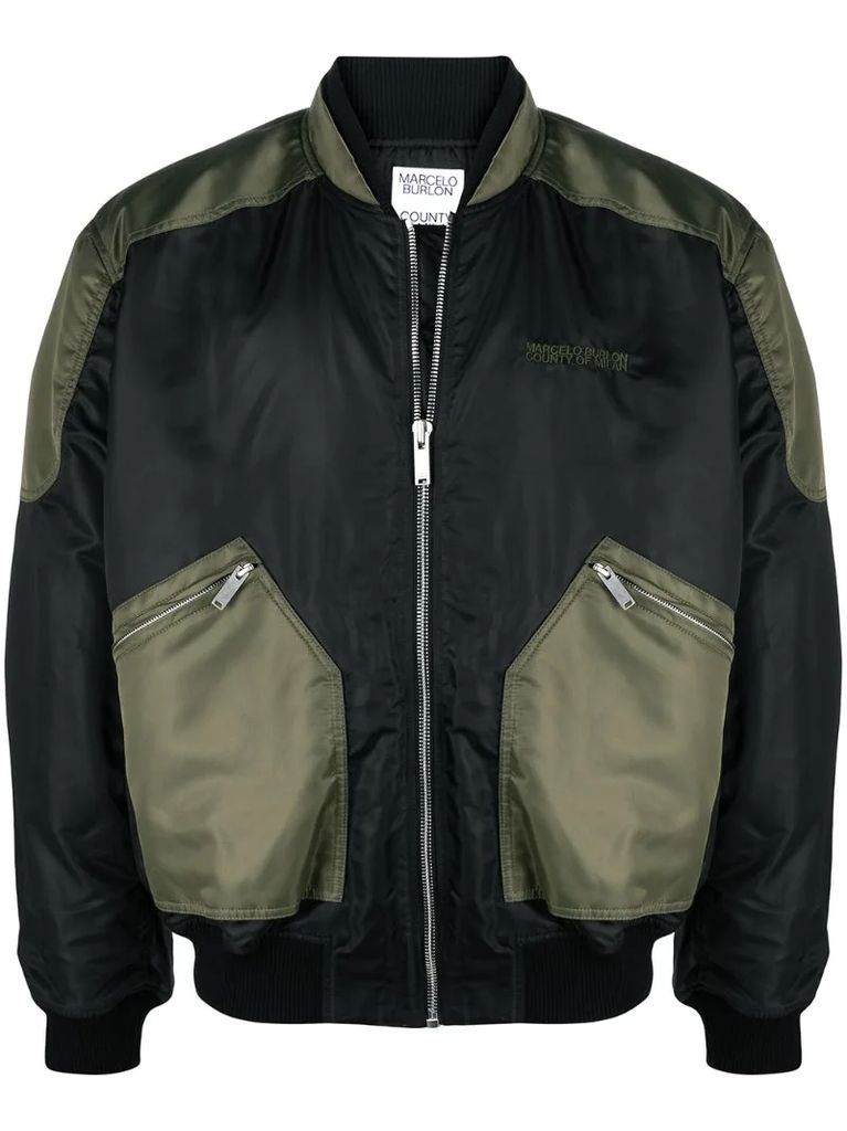 hybrid bomber jacket