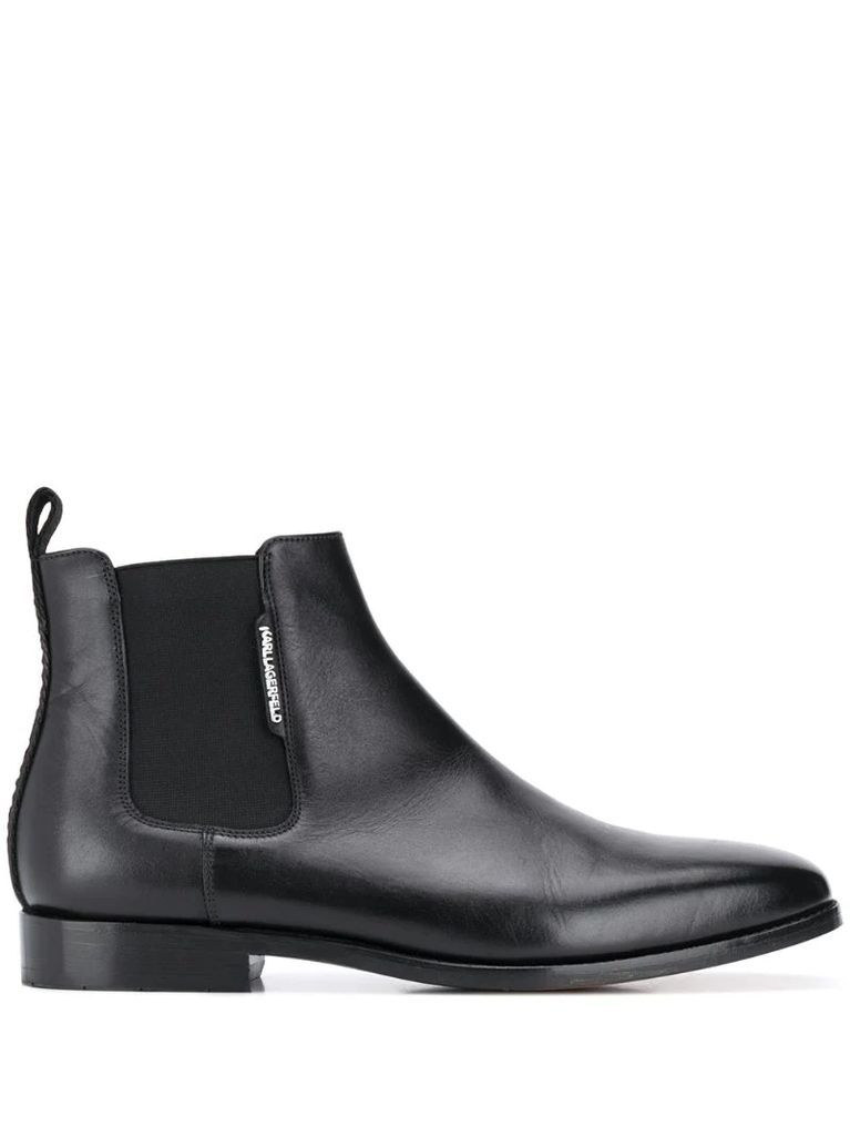 Marte leather ankle boots