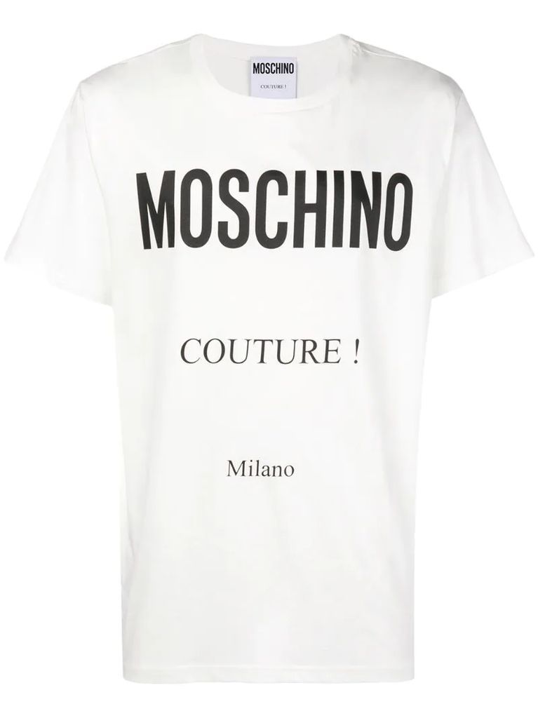 Couture print T-shirt