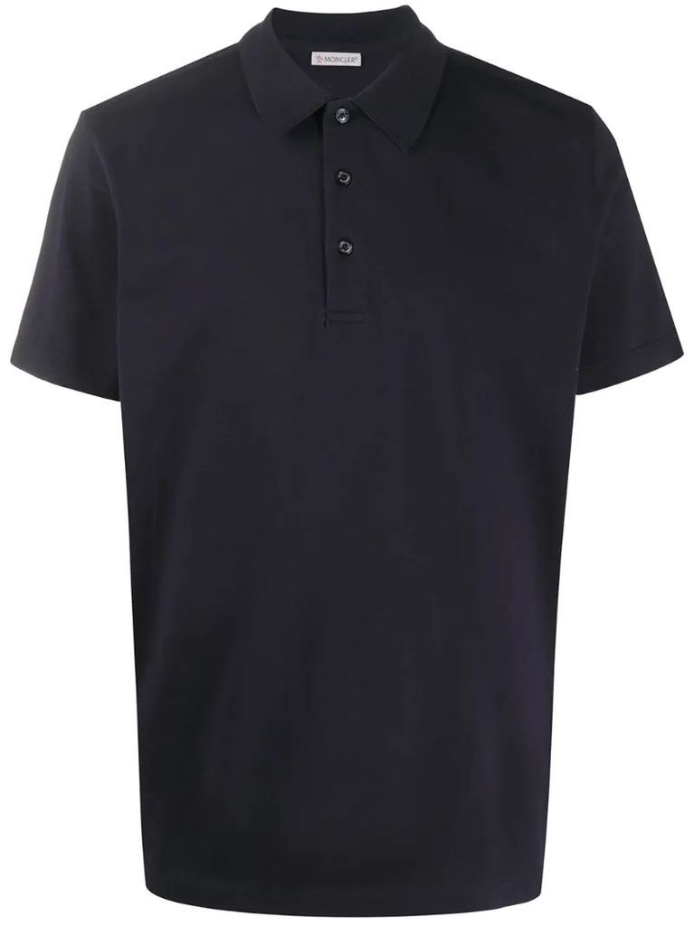 straight fit polo shirt