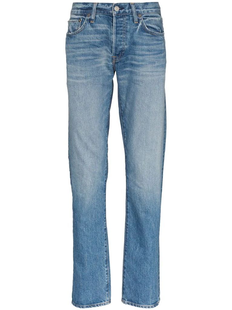 slim fit denim jeans