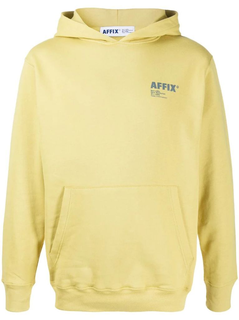 logo-print hoodie