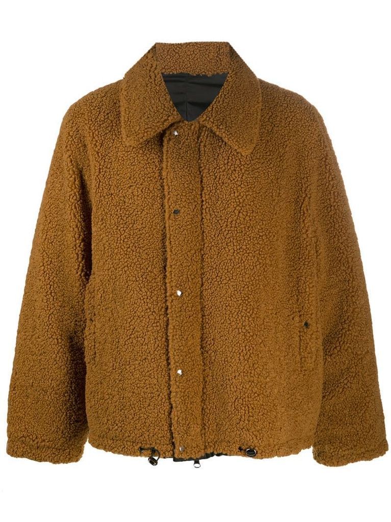 faux shearling reversible coat