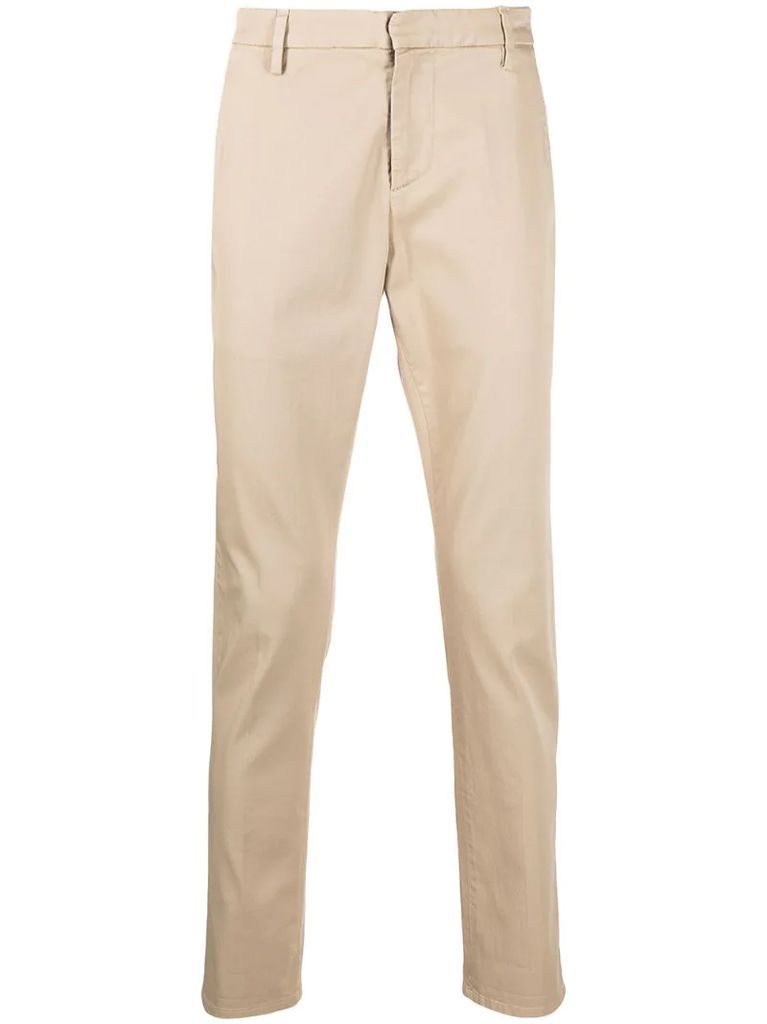 cropped chino trousers