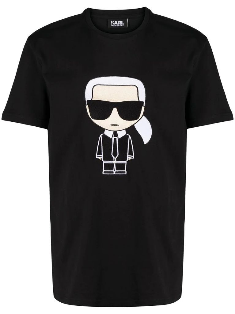 Ikonik Karl-motif cotton T-Shirt