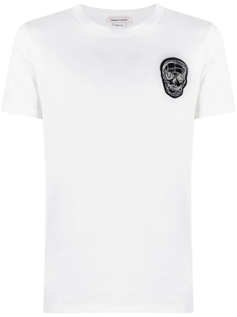 skull motif T-shirt