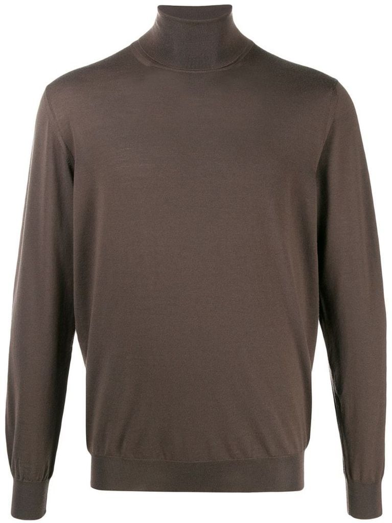 turtleneck relaxed-fit jumper
