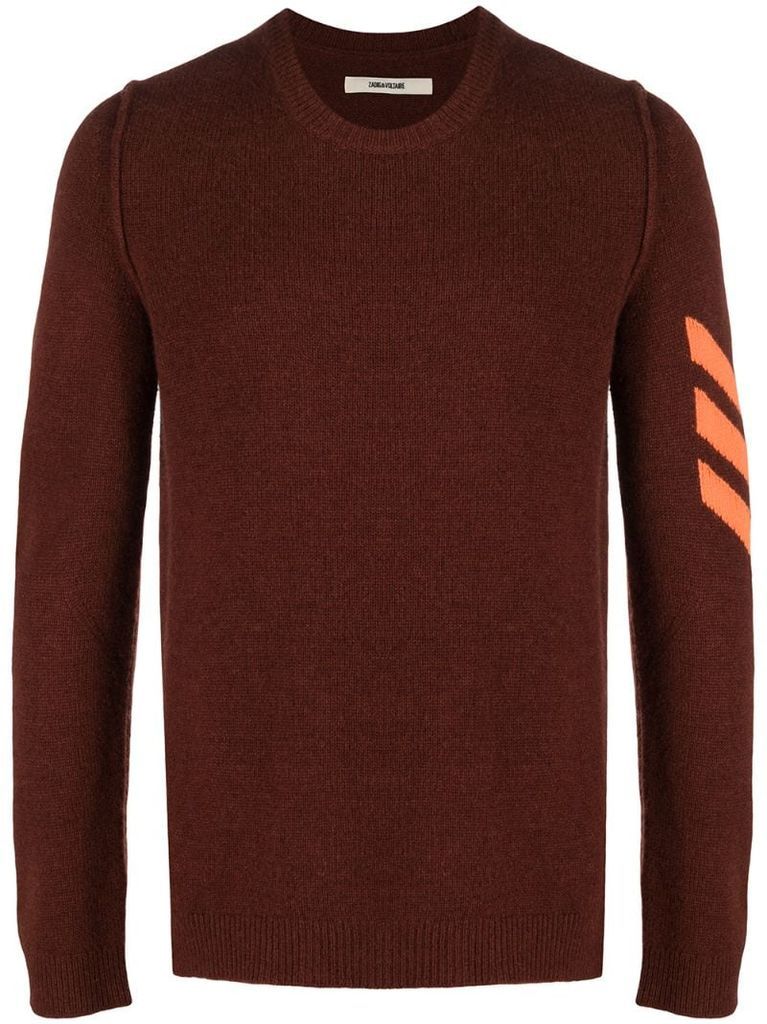 Kennedy logo-intarsia sweater