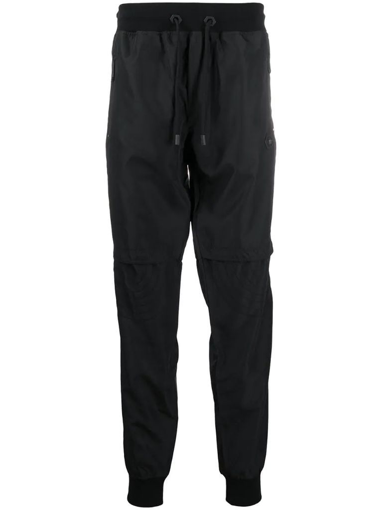 logo-patch technical track pants