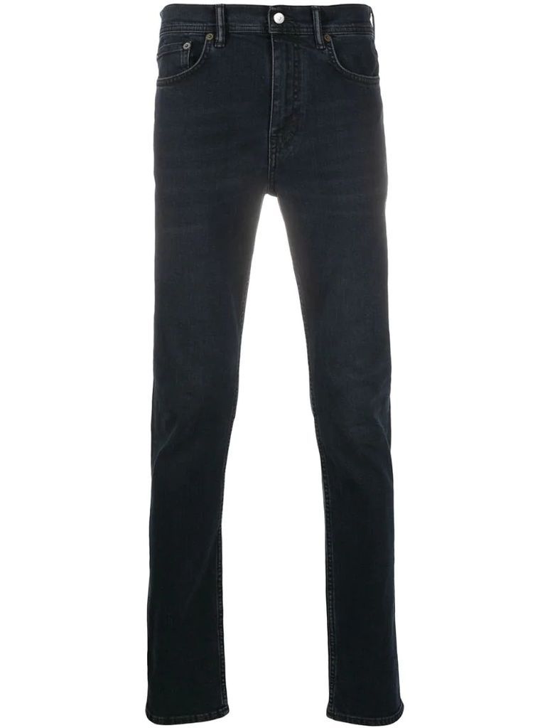 North faded-effect skinny jeans