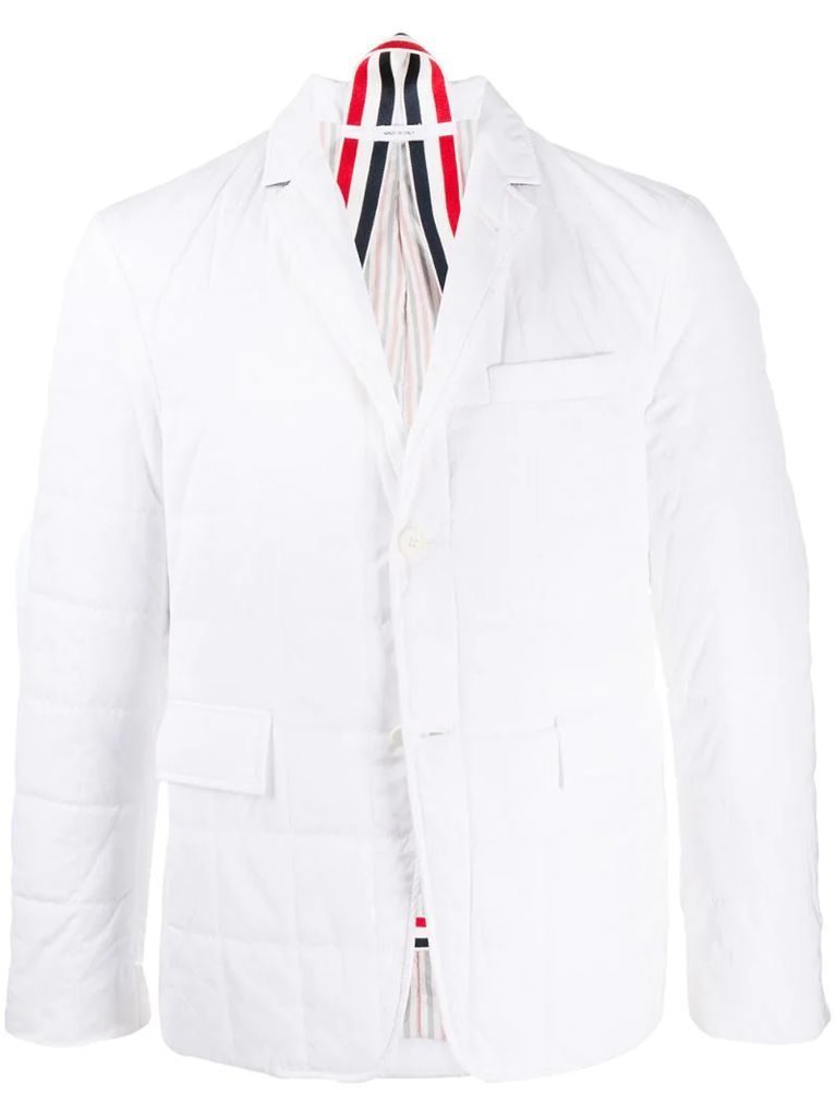 rear-stripe quilted sport coat