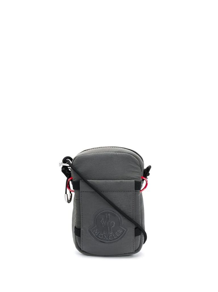 logo patch shoulder bag