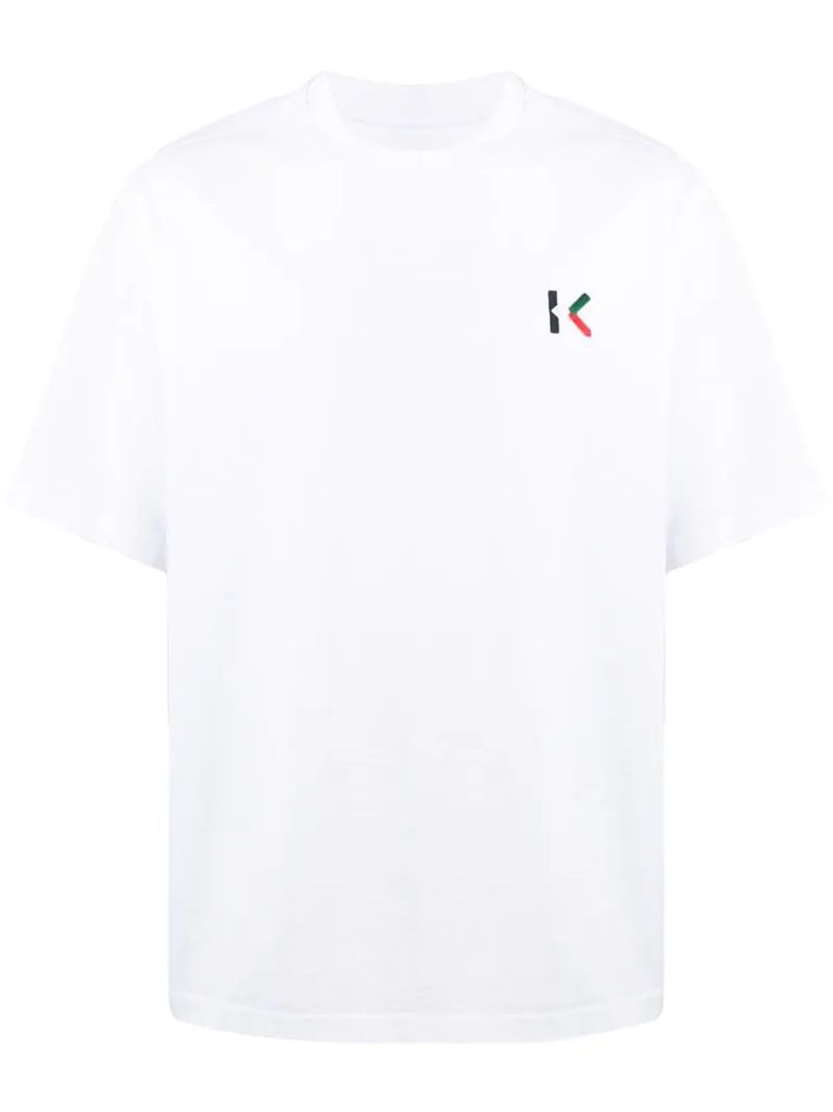 K-embroidered T-shirt