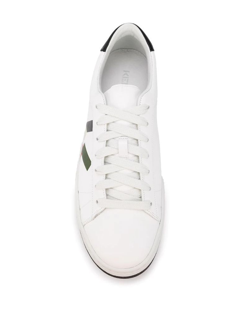 K logo lace-up sneakers