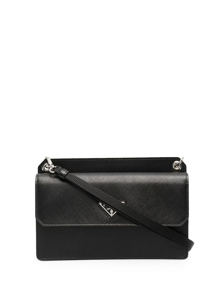 Saffiano leather smartphone bag