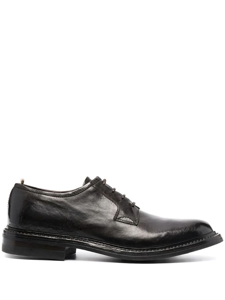 Leeds leather derby shoes
