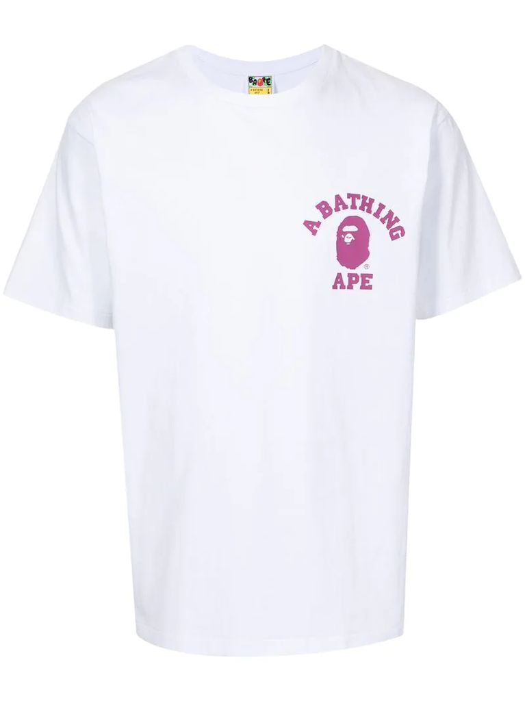 logo print crew-neck T-shirt