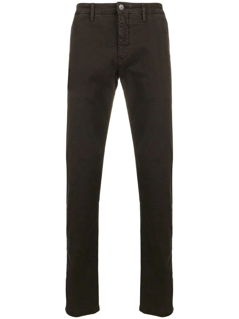 slim fit chino trousers