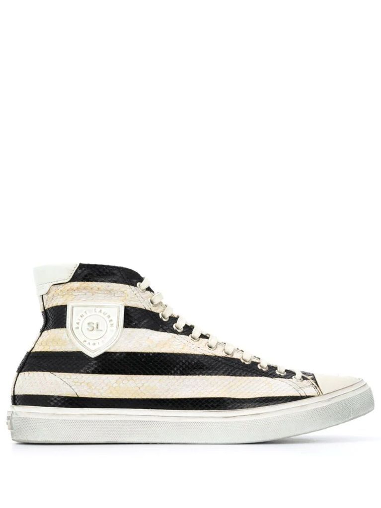 Bedford striped sneakers