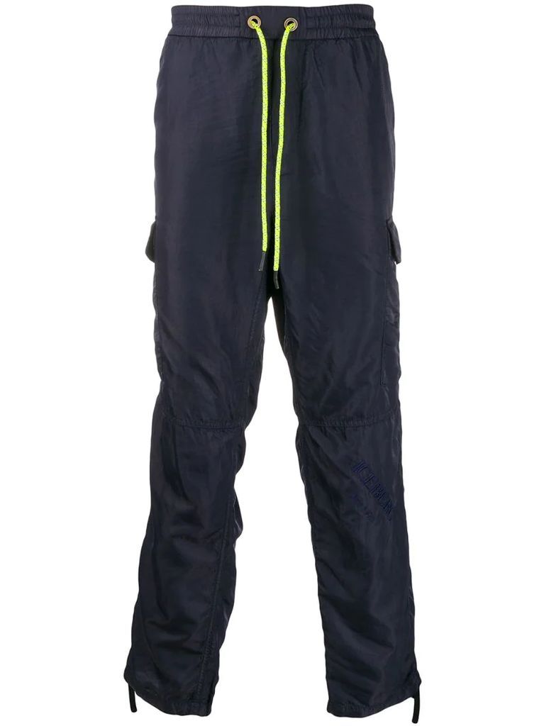 cargo style track pants