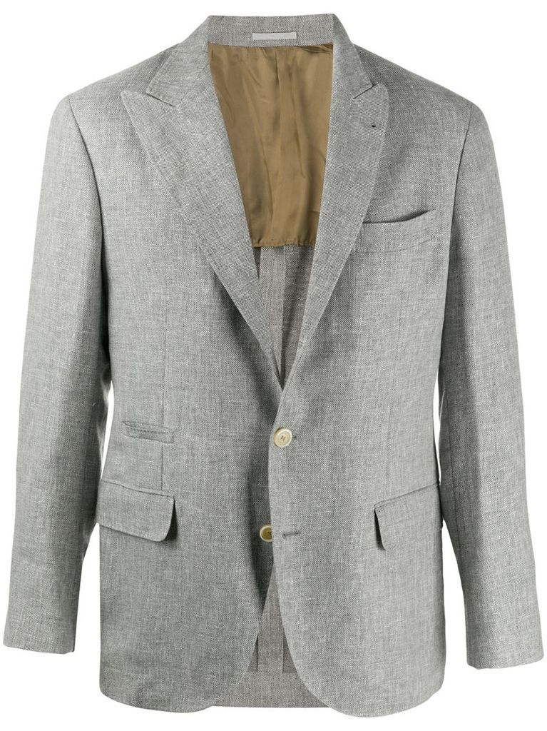 tailored linen blazer