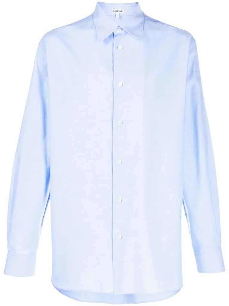 cotton-poplin shirt