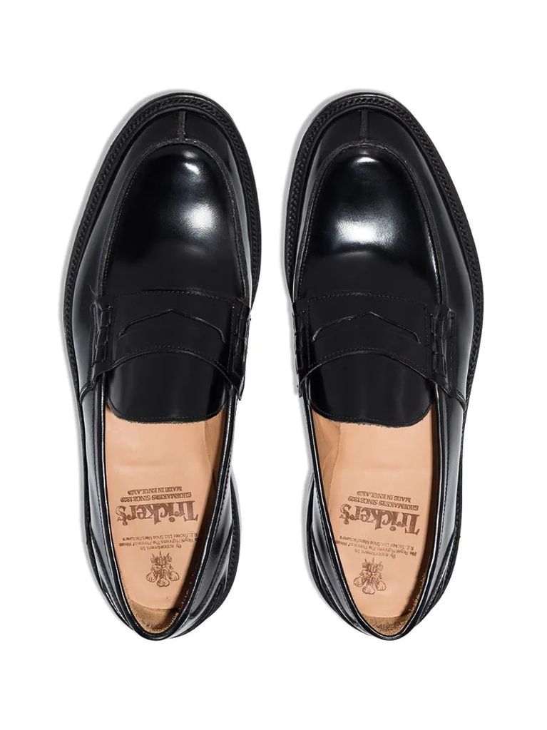 James leather loafers