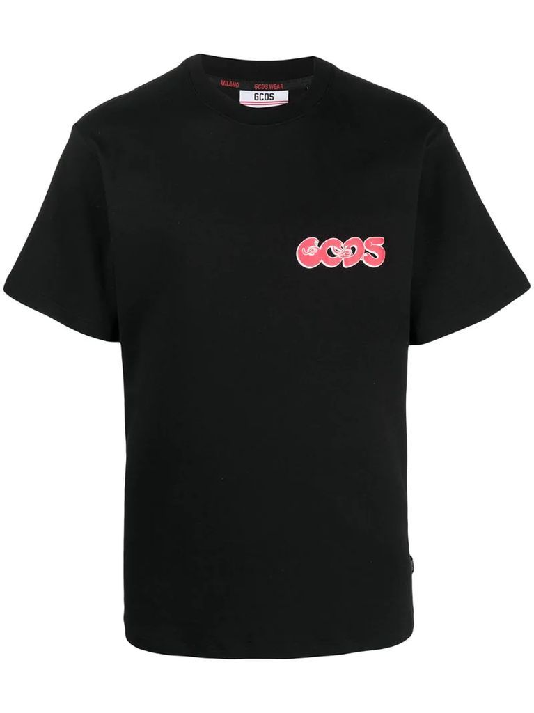 graphic logo print cotton T-shirt