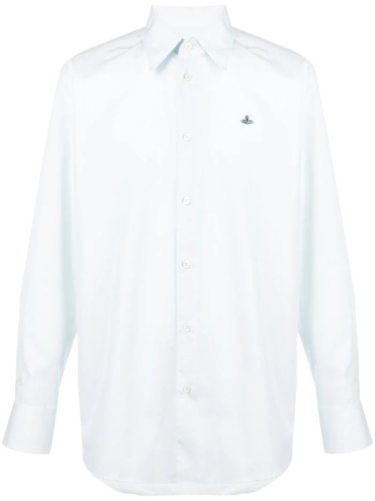 orb embroidered shirt