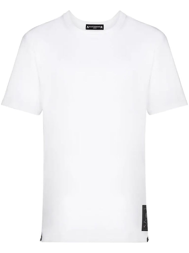 logo-label print T-shirt