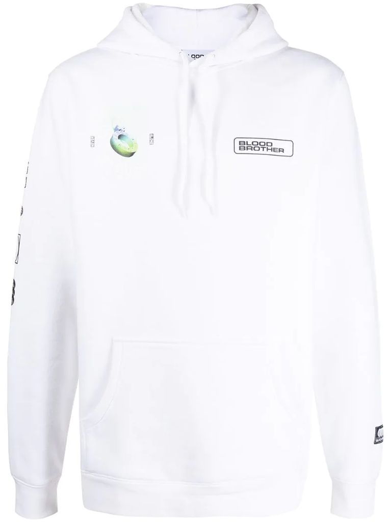 Euston graphic-print hoodie