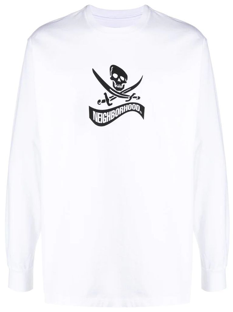 logo-print long-sleeve sweatshirt
