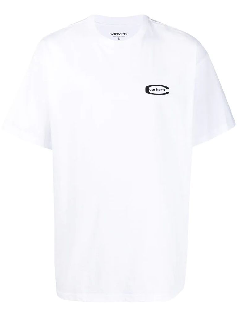 Mirror graphic-print cotton T-shirt