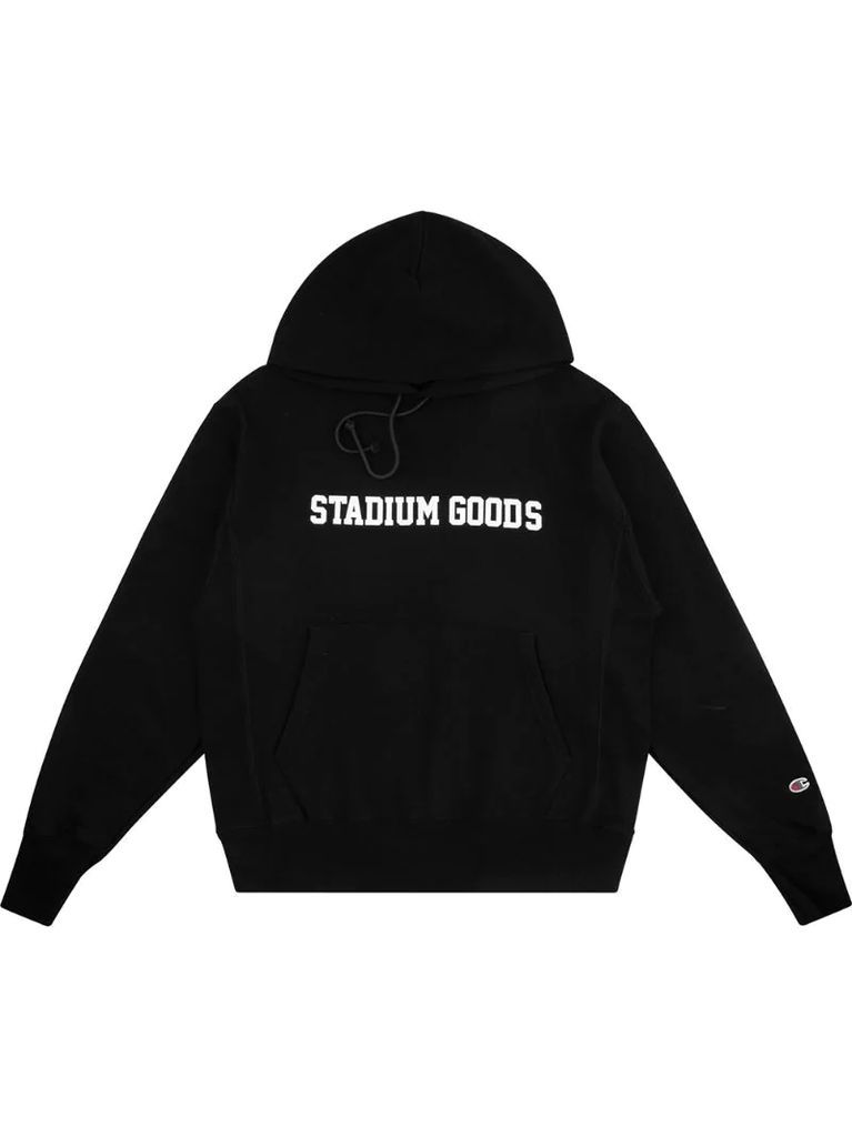 x Champion logo hoodie