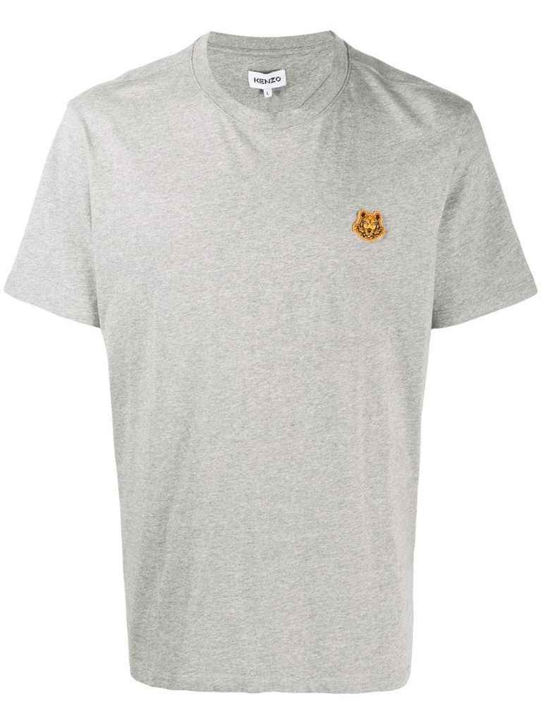 tiger-embroidered T-shirt