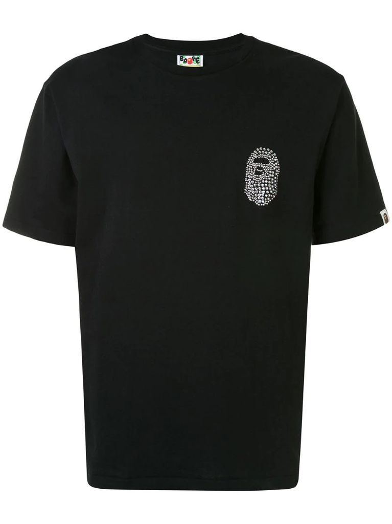 logo embroidered T-shirt