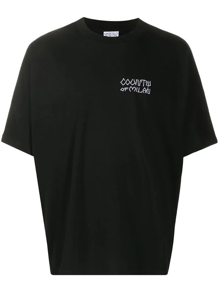 logo embroidery T-shirt