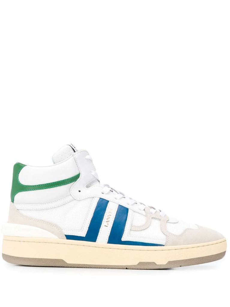 Clay high-top sneakers