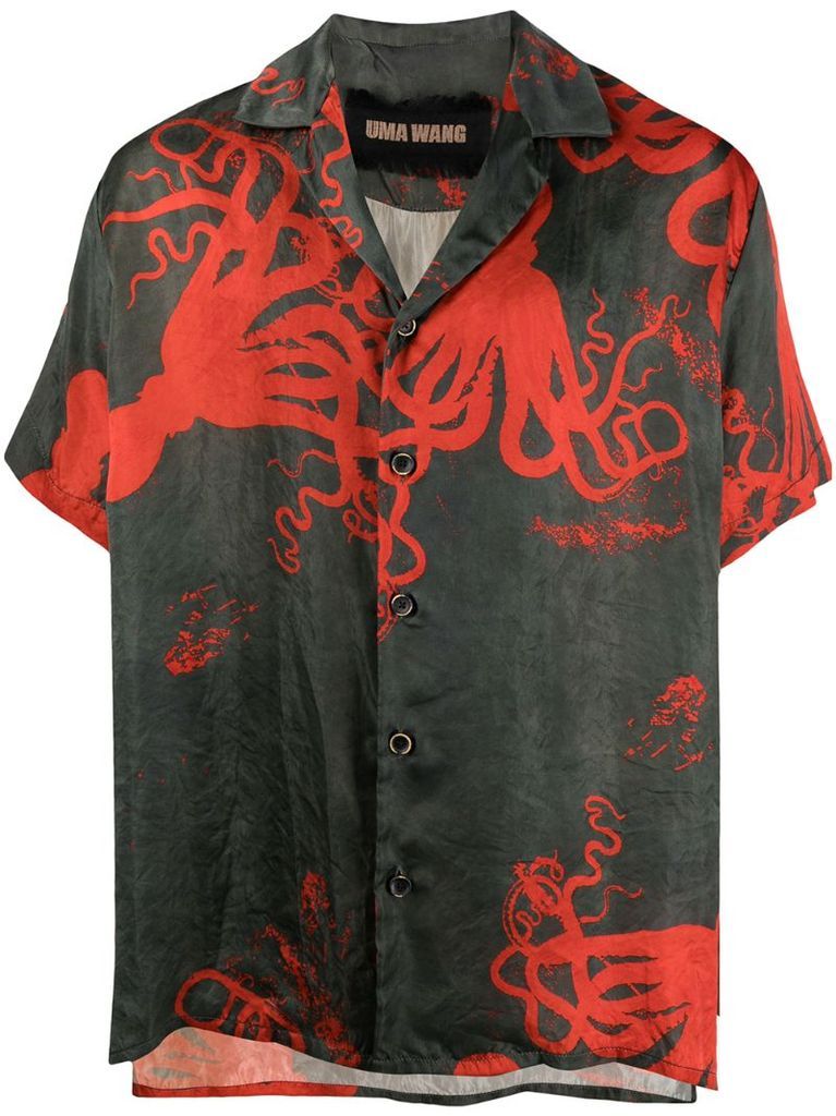 octopus print shirt