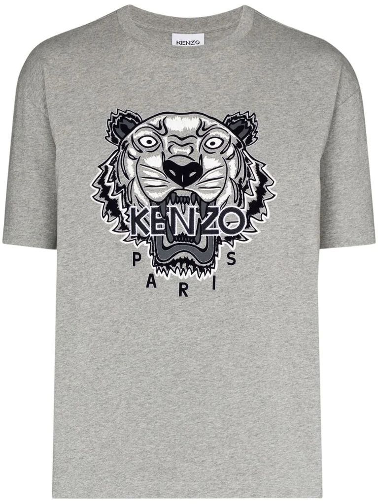 tiger motif T-shirt