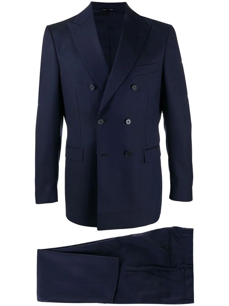 navy two-piece suit