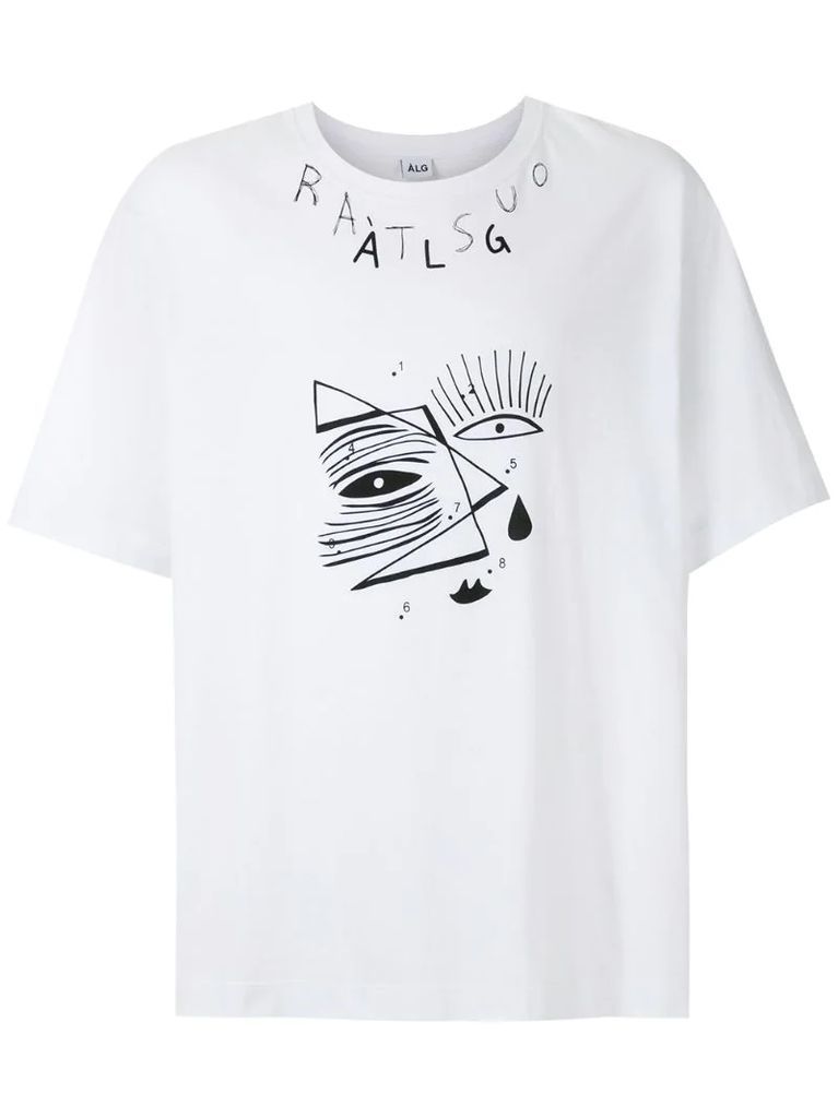 Ratsuo Eyes oversized T-shirt
